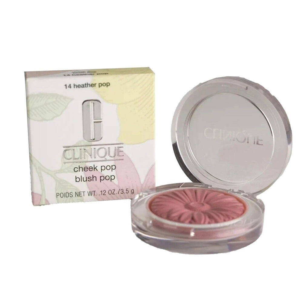 NIB Full Size Clinique Cheek Pop Blush Pop .12 oz HEATHER POP 14